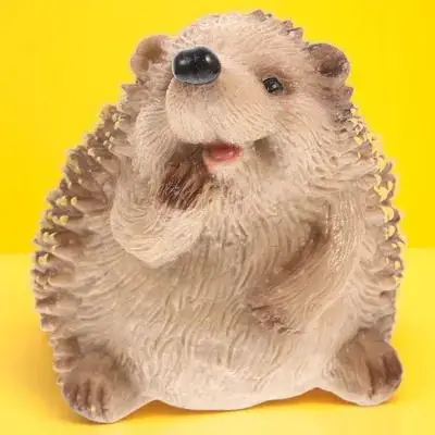 مصغرة القنفذ حديقة مصغرة زخرفة الديكور زخرفة الحيوانات الصغيرة لحديقة بونساي ديكور المناظر الطبيعية الصغيرة