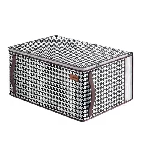 Thousand Bird Grid Quilt Storage Bag Large Capacity Quilt Bags Home Closet Clothes Organizer Boxes Dustproof Packing Moving Bags