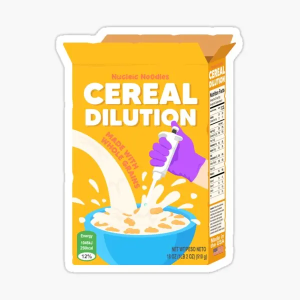 

Cereal Dilution 5PCS Stickers for Bumper Art Laptop Background Car Living Room Home Window Decorations Anime 5PCS Stickers Prin