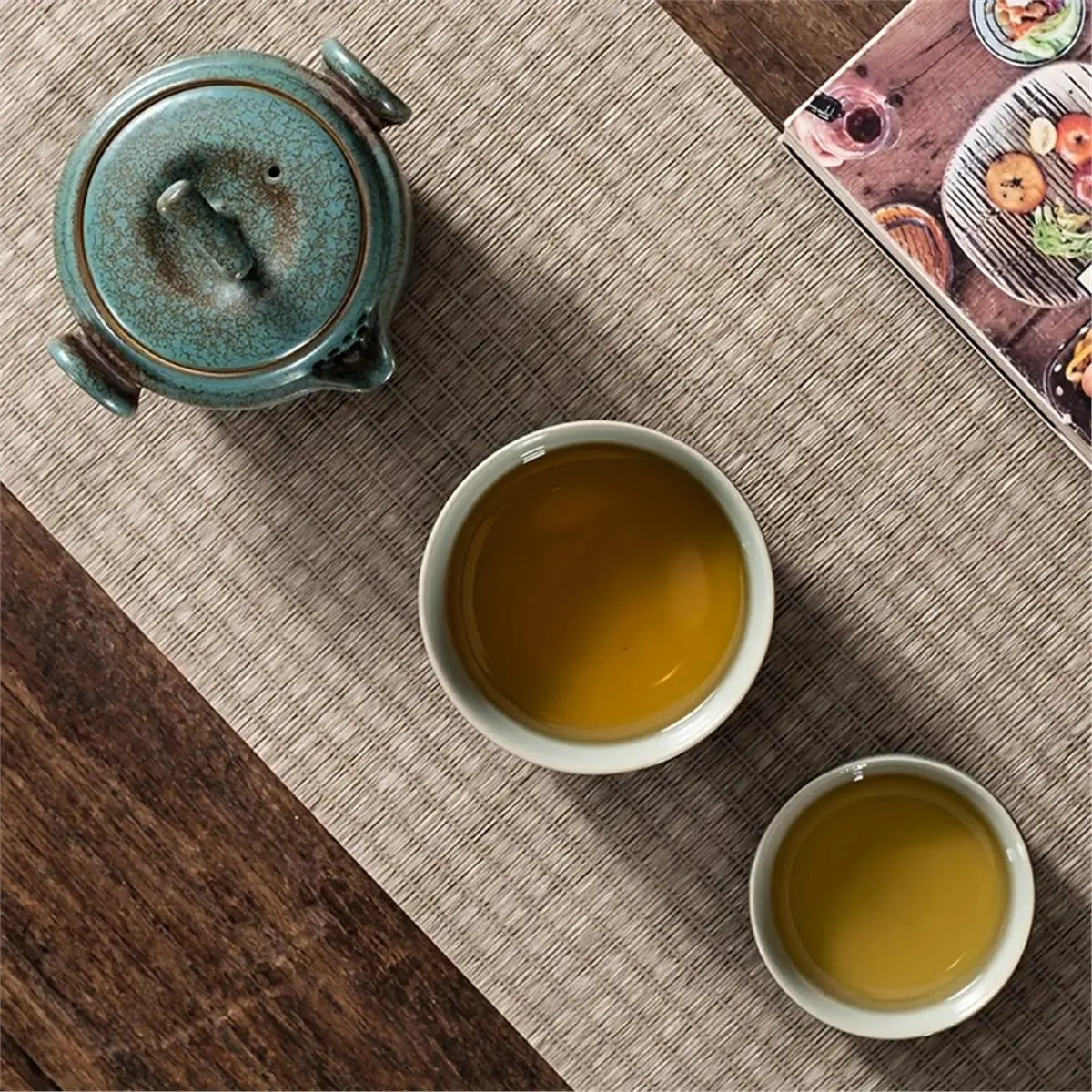 2026 Trend Handmade Ceramic Teapot and Tea Cup Set for Travel, , Living Room, Camping - Portable and Gift