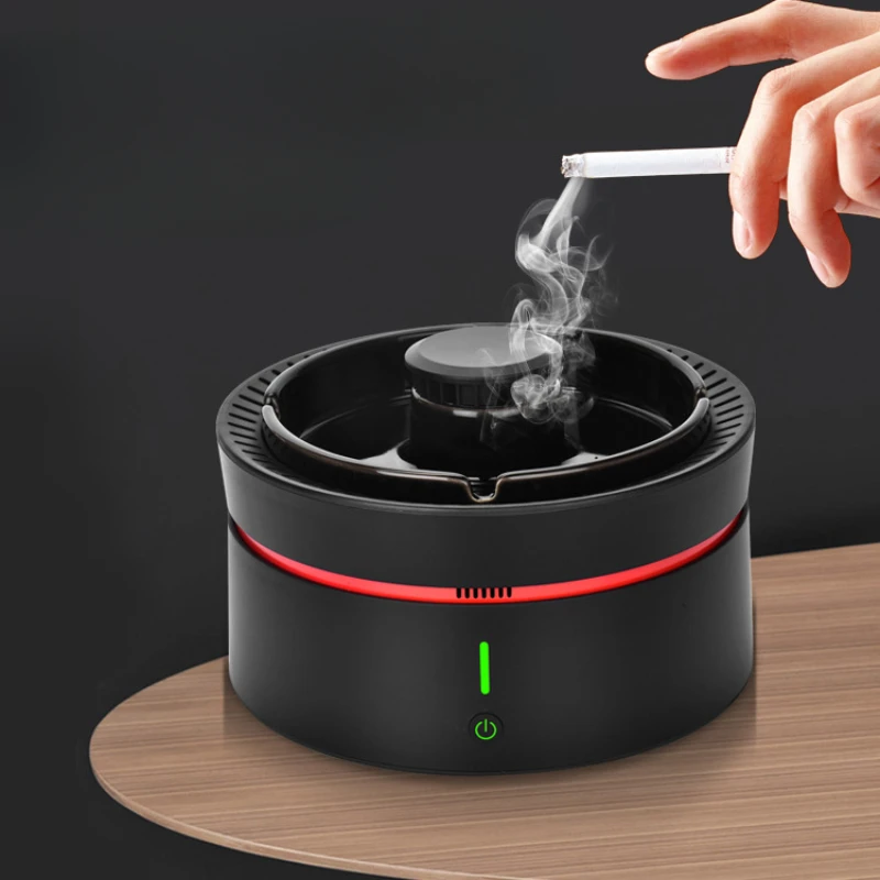 

Fashion Multifunctional Anion Ashtray Air Purifier Household Small Office Smoke Removal Dust Removal