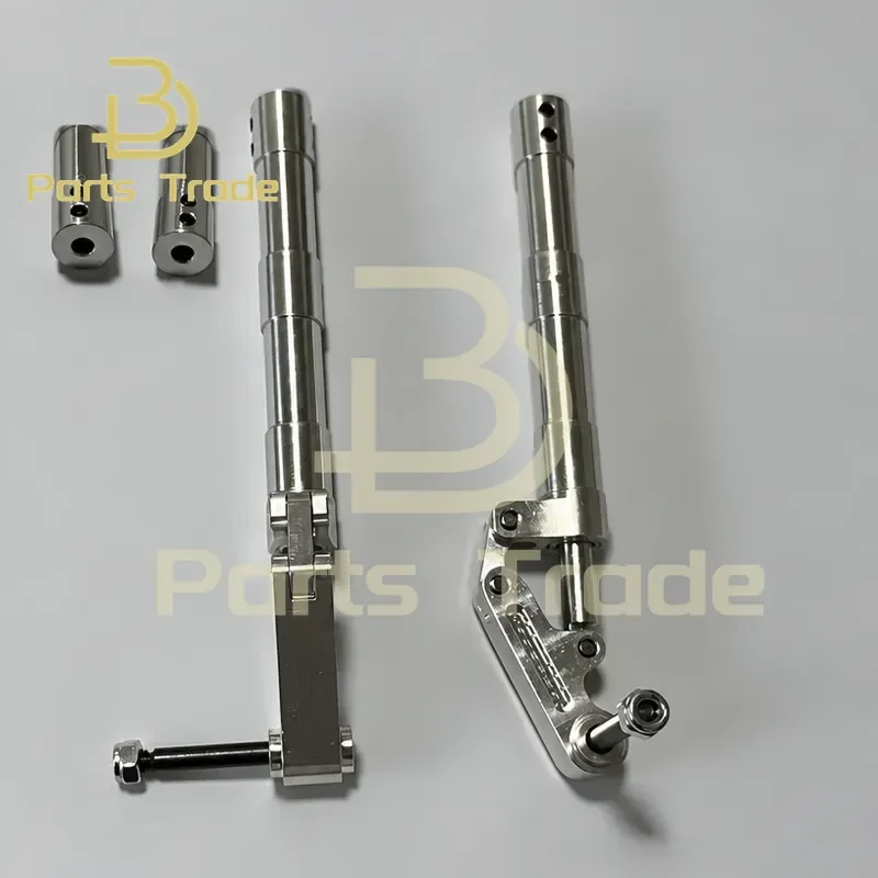 1 Pair 85-95 to 175-185mm D4 or D5 Main Damping Kneeling Side Landing Gear for 3-6kg DIY Model Jet EDF RC Plane Part