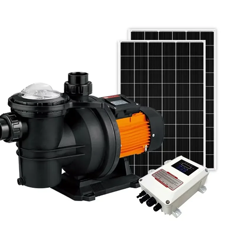 Solar Powered Water Pump for Swimming Pool Filter Circulation System High Efficiency Submersible Pump for Garden Pond