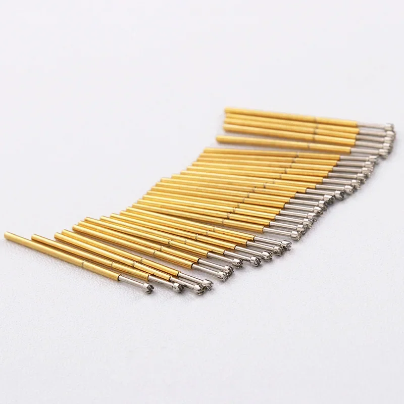 100 pz/pacco P50-H2 Nove griffe Plum Blossom Testa Sonda di Prova Diametro Dell'ago 0.68mm Lunghezza 16.55mm PCB Pogo Pin