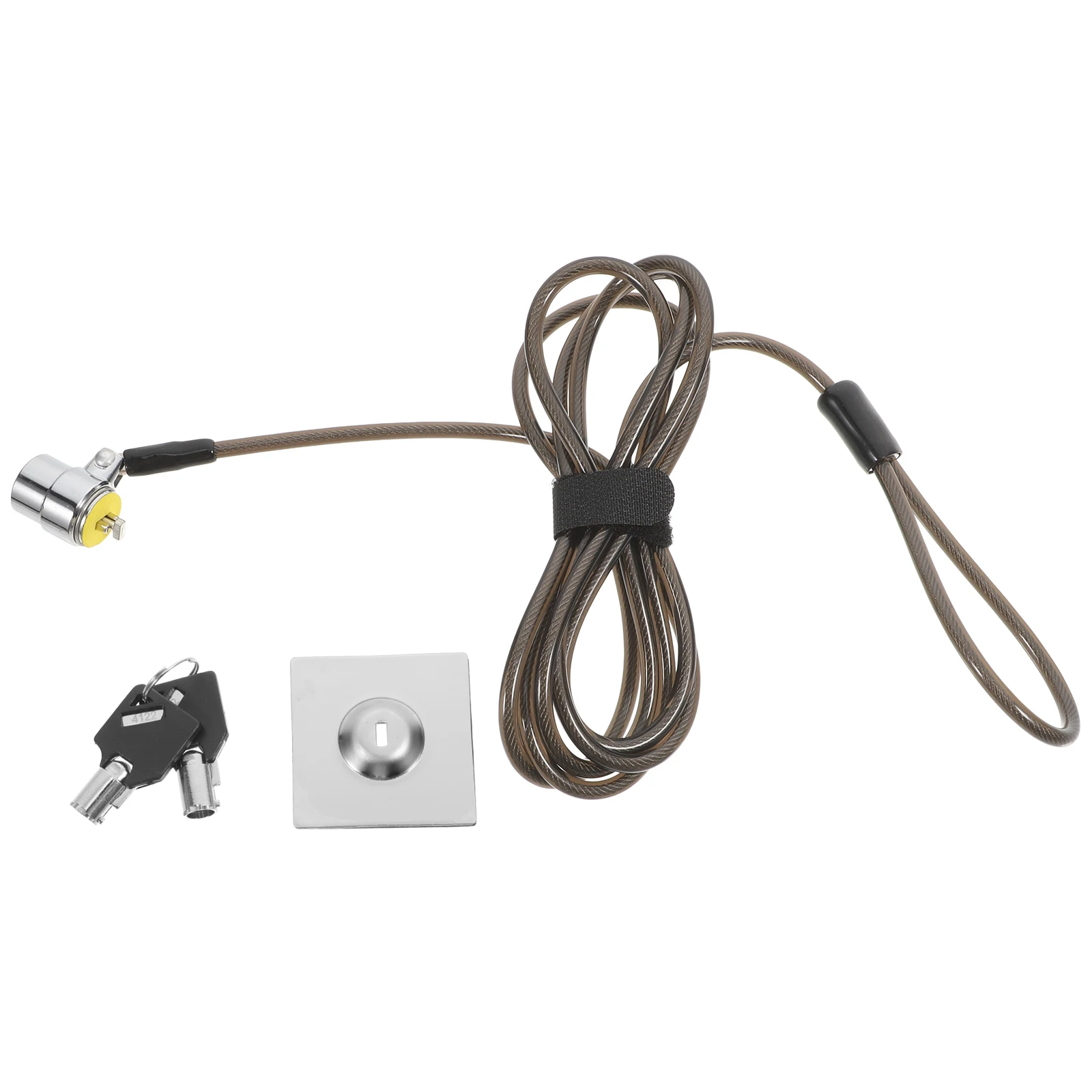 

2m Zinc Alloy Laptop Lock Thickened Steel Cable Extended Anti-Theft Lock for Laptop Notebook Computer Desktop Office Home