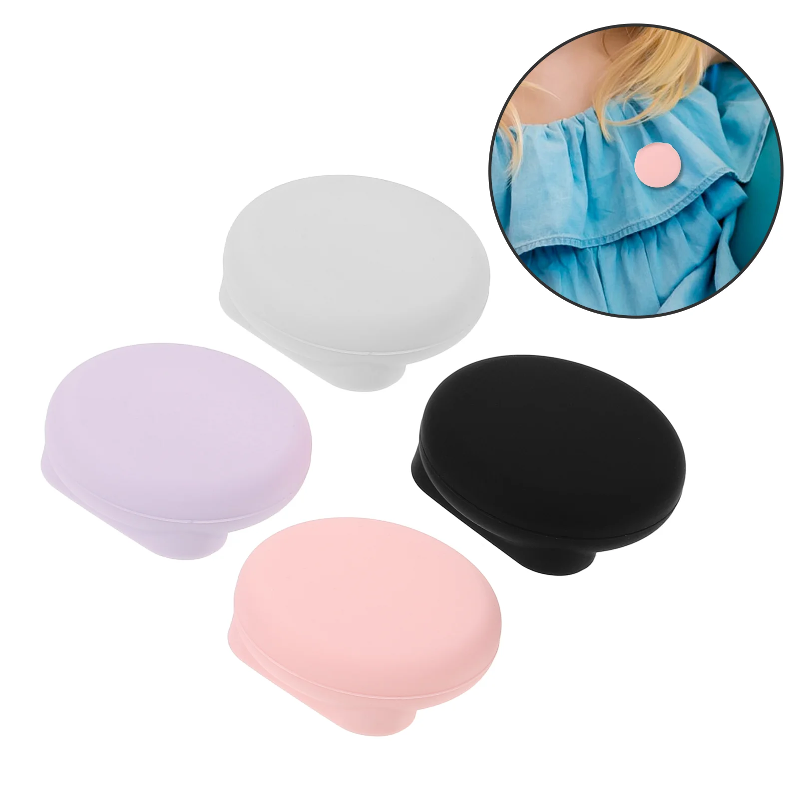 

4 Pcs Tracker Case Air Tags Protective Outdoor Supply Simple Tracer Holder Sleeve Safe Silicone Cover Pet Child