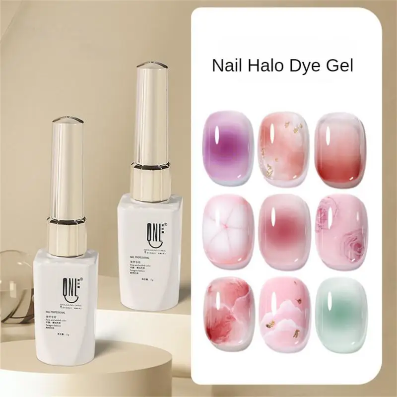 Paste Comfortable Nail Polish Manicure Gradient Blooming Solution Durable Marble Blooming Solution Color Saturation Rapid Drying