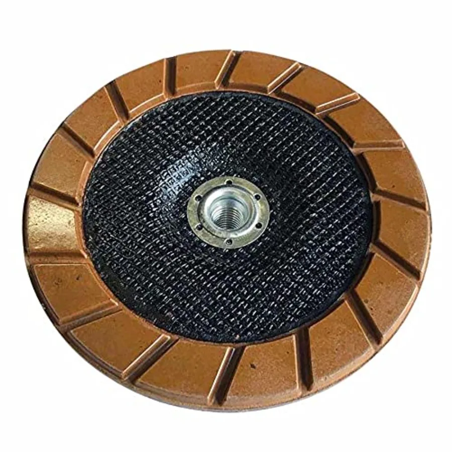 

7" Transitional Ceramic Grinding Wheels for Concrete Polishing #100 Grit 5/8"-11 Arbor