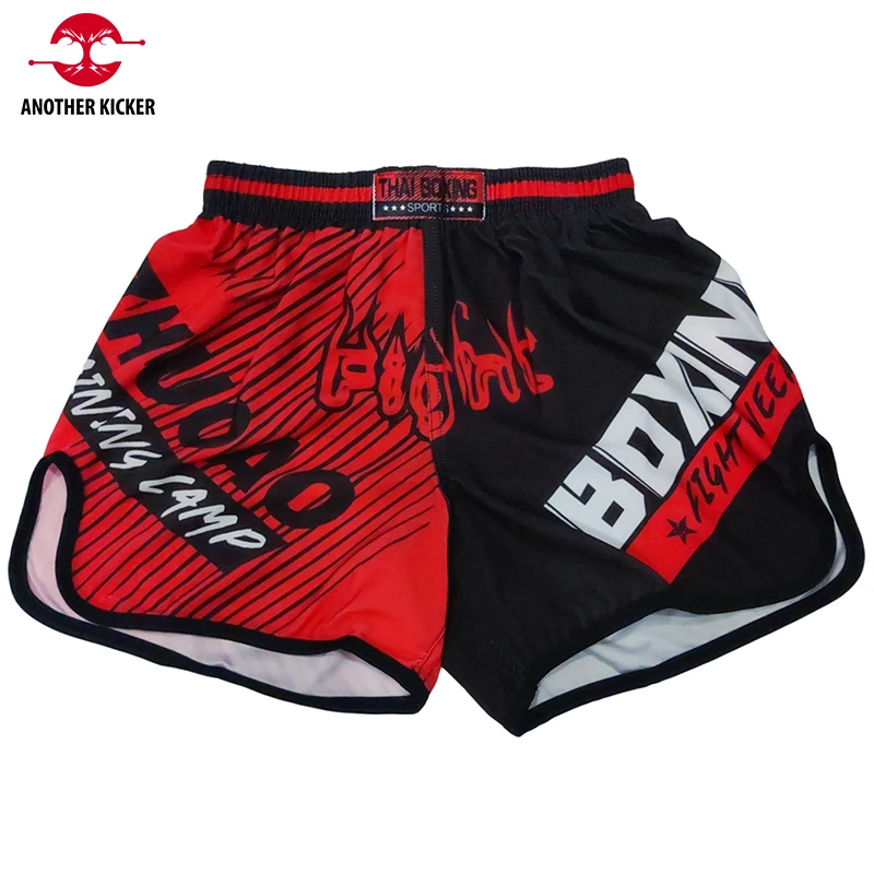 

Bo Men Women Kids Muay Thai Shorts Fast Dry Polyester Kickbo Fight Training Pants Grappg Martial Arts Clothing