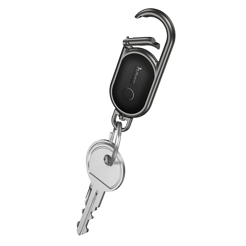 HOCO Smart Tag Positioning Device Keychain Design Work For IOS Find My APP Anti-lost Zinc Alloy GPS Location Track Tag For Keys