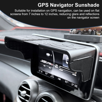 Universal Display Screen Visor Central Control Screen Accessories Car GPS Navigation Sun Shade Screen Visor Anti-Glare Shield