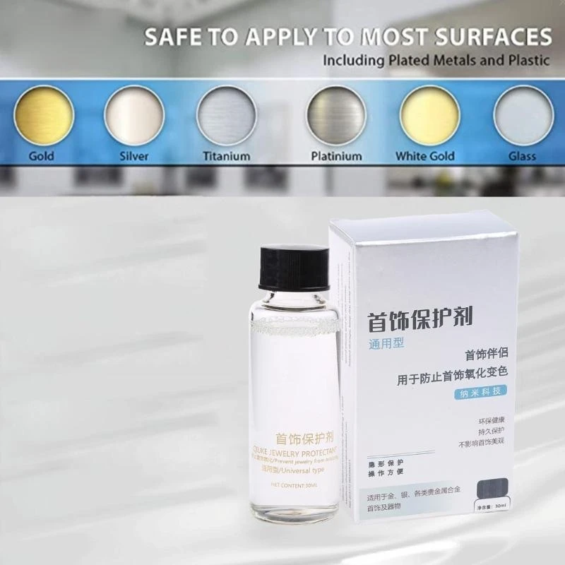 Multifunctional Clear Jewelry Protective Polish Agent for Alloy