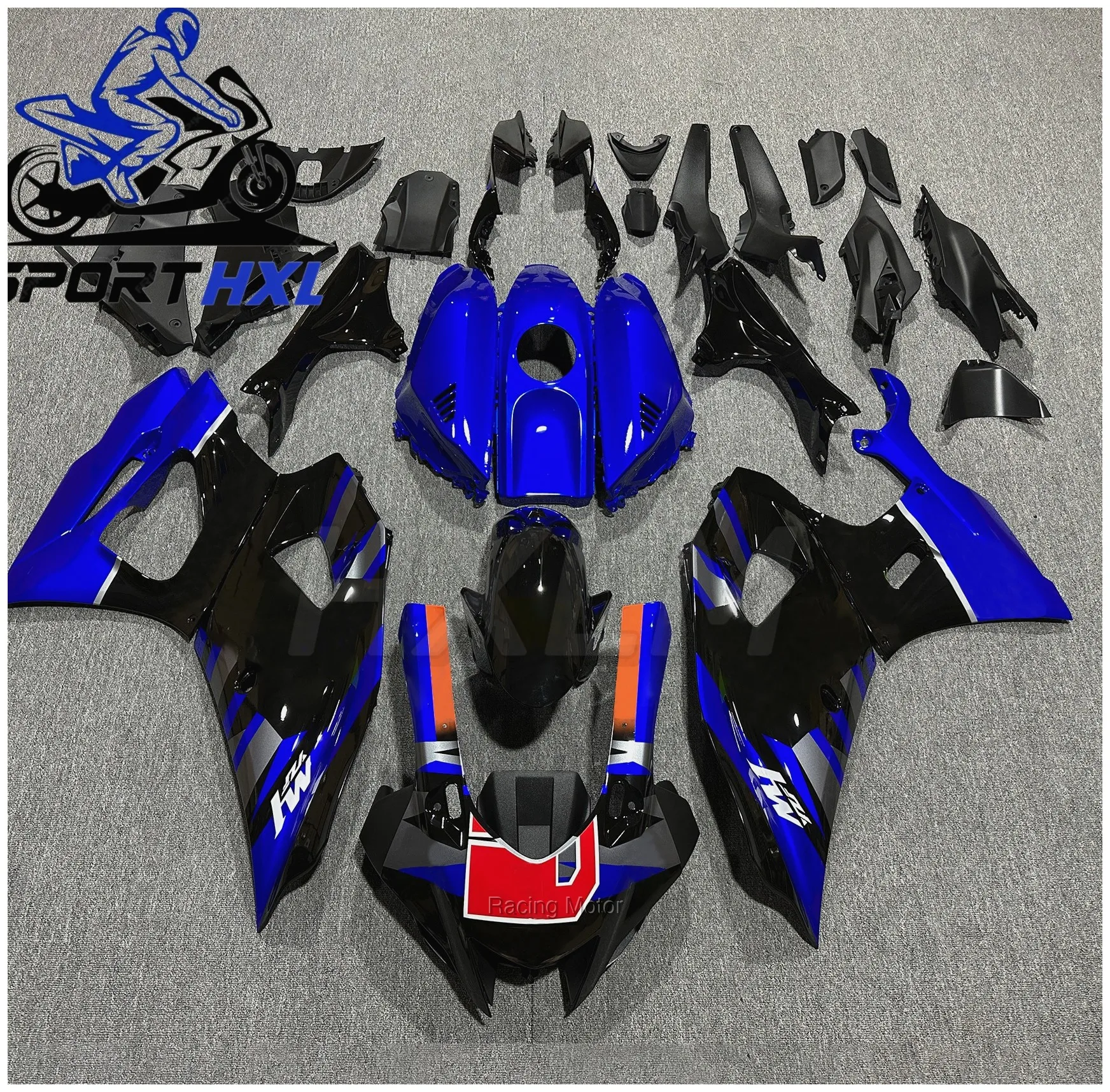 Motorcycle Fairing Body Kit - Motorcycle Full Fairing Kit For Yamaha YZF-R7 2021-2023 2024-2025 Bodywork Fairing Custom ABS Plas