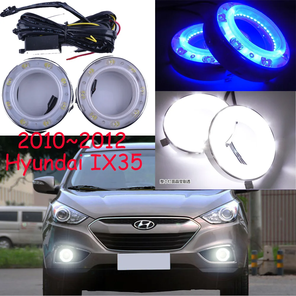 2010~2012year car bumper lamp for Hyundai IX35 daytime light Tucson car accessories LED DRL headlight for Hyundai IX35 fog light