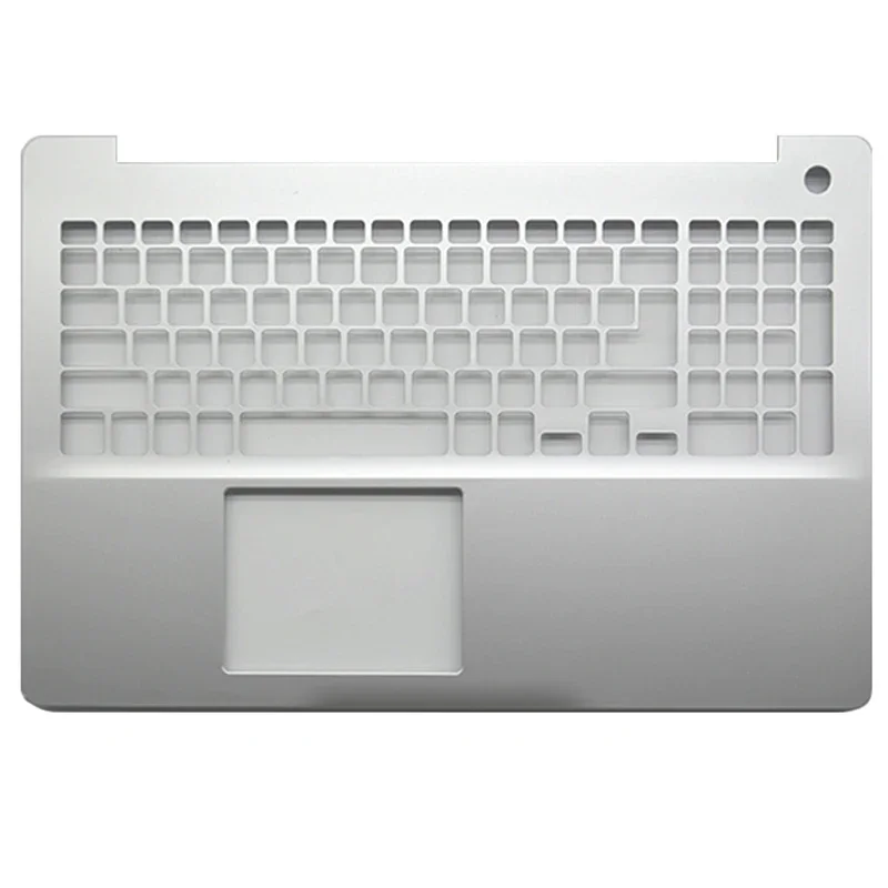 New For Inspiron 15 5570 5575 Laptop LCD Back Cover Front Bezel Hinges Palmrest Top Keyboard Case Bottom Case Silver 0X4FTD view 5