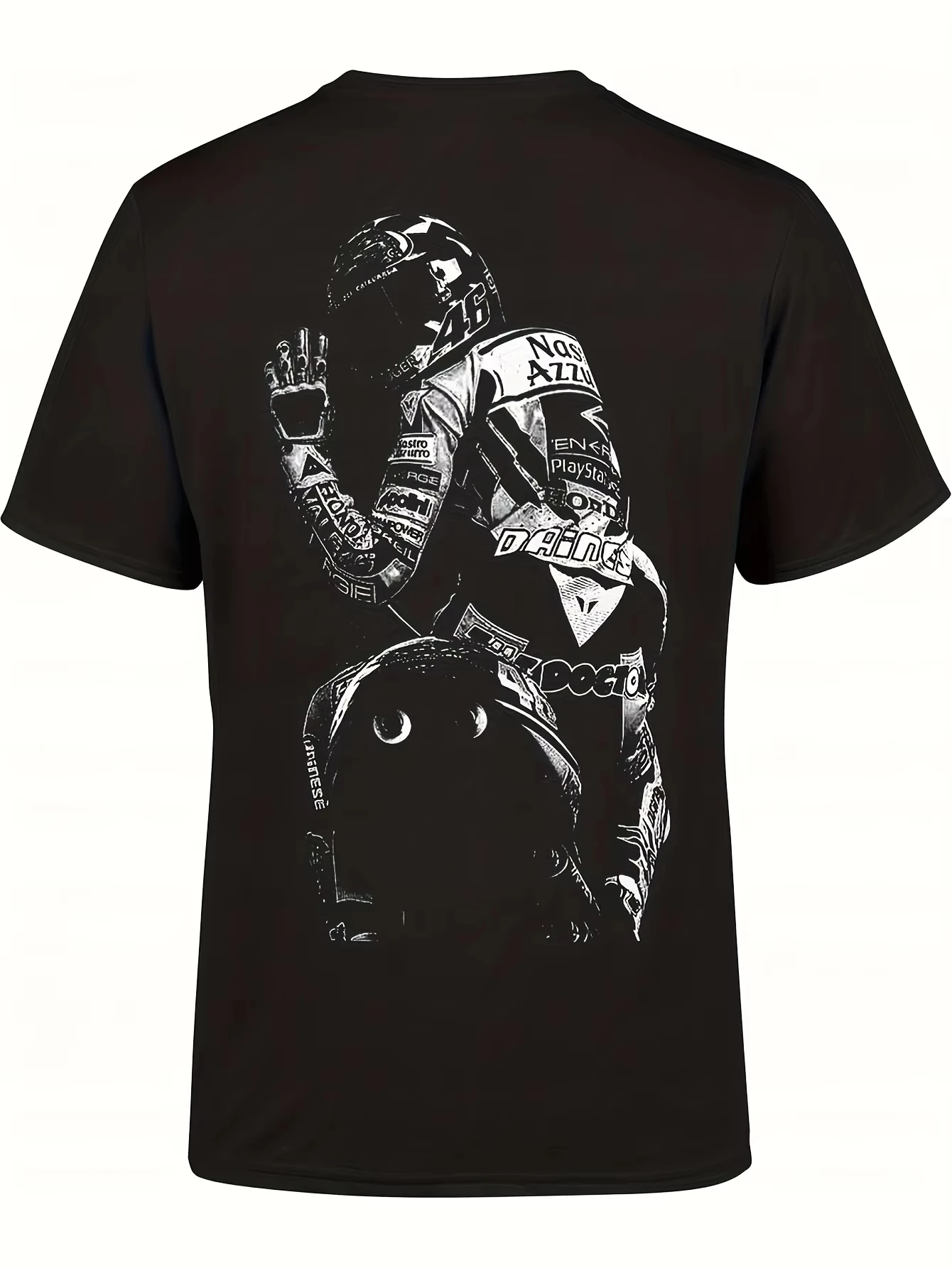 2026 Motorcycle Shock Absorber Modified T-shirt Cotton Casual Trendy Brand Men's Clothing Women's Car Club Summer T Shirt