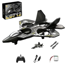 RC Plane 2.4G Remote Control Plane Six Axis Gyroscope System Led Rollover 360° Hover/Roll/Circle EPP FOUR-MOTOR Drone Toys Gifts