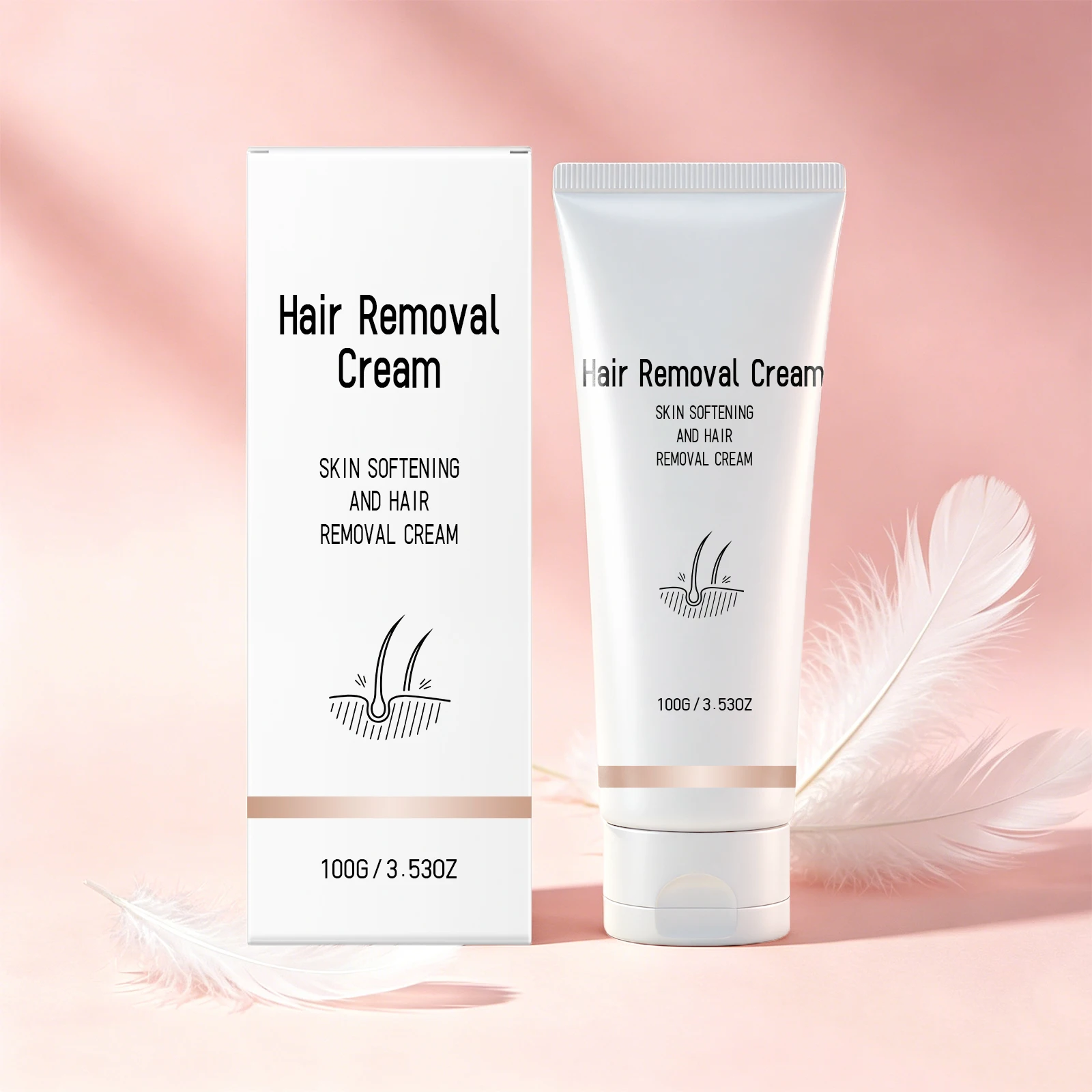 

​Hair Removal Cream for Body Face Legs Armpits Gentle Depilatory Inhibitor for Men Woman Avocado Moisturizing Hair Removal Cream