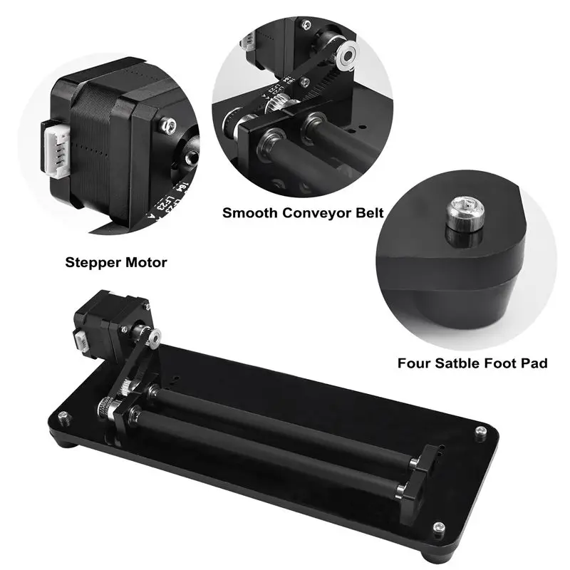 [A93Z!】 Rotary Roller For Laser-Engraving Machine DIY Y Axis CNC Rotating Engraver Module For Cylindrical Cans Rotary Table Repl