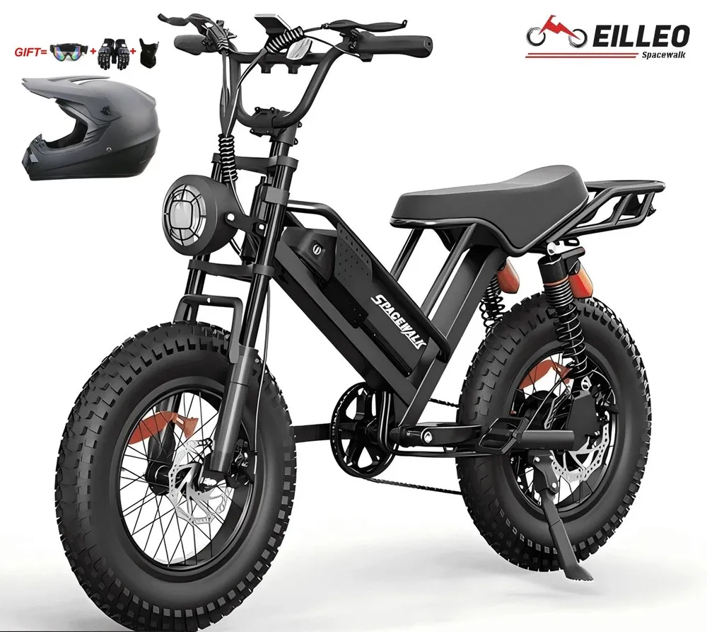 Spacewalk M7 Off Road Electric Bike, 20"fat tire Ebike riding equipme..