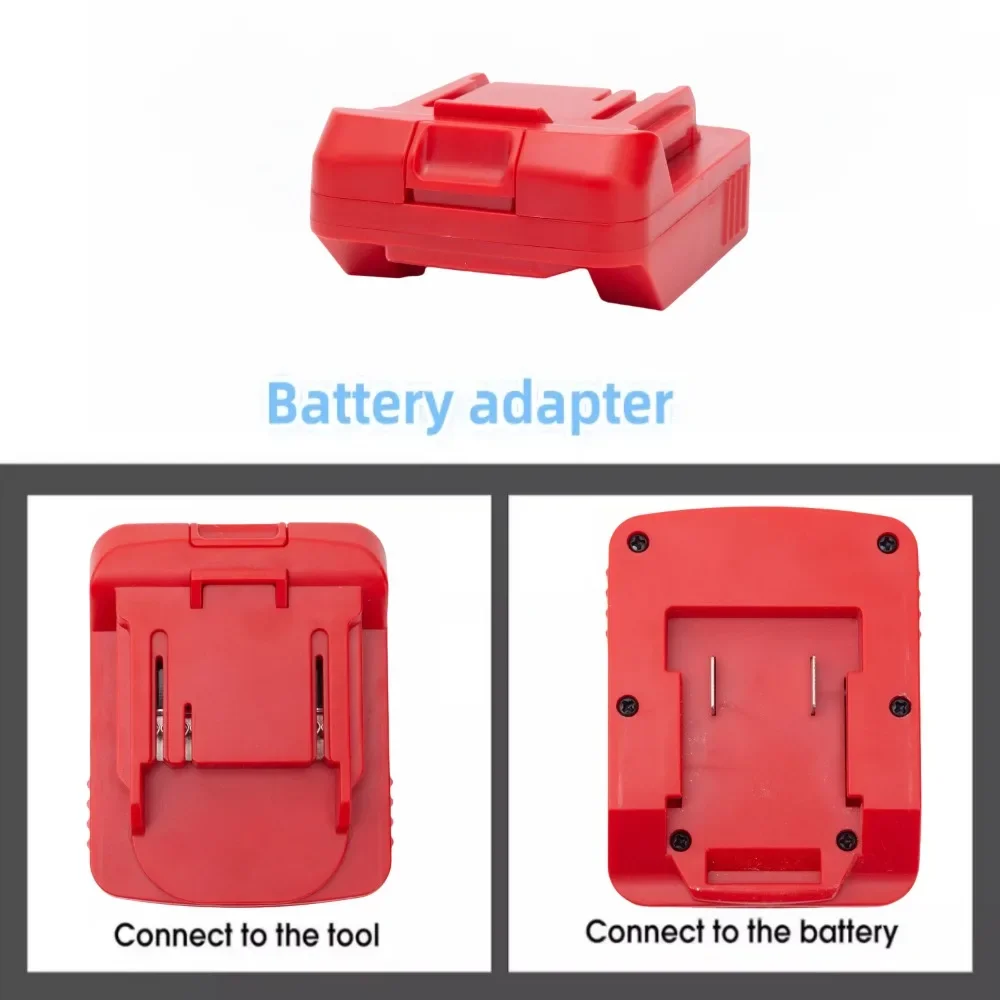 Adaptador para bateria de íon-lítio Lidl Parkside X20V TEAM Converter para ferramentas de perfuração sem fio MAKITA 18V BL (ferramentas e bateria não incluídas)