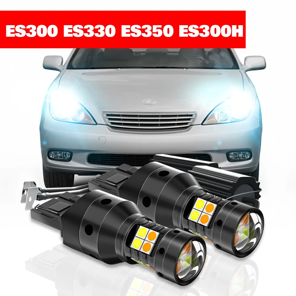 

For Lexus ES300 ES330 ES350 ES300H 2002-2018 2pcs LED Dual Mode Turn Signal+Daytime Running Light DRL 2006 2007 2013 Accessories