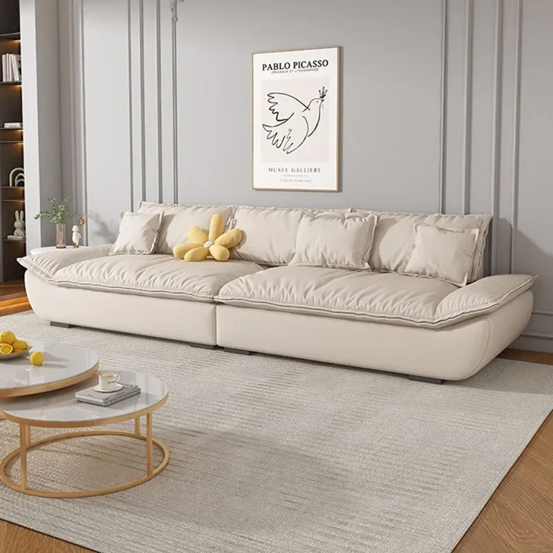 Cozy Living Room Sofa Chair Unique Simple White Hotel Sectional Lazy Sofa Floor Love Seat Lounge Sofy Do Salonu Furniture