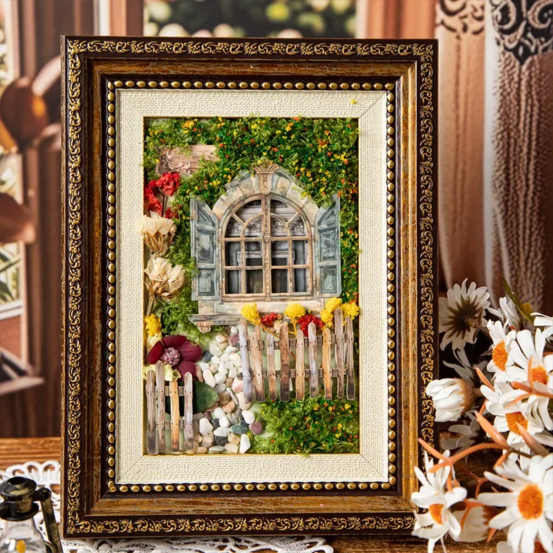 Антикварные аппликации 20, полые твердые наклейки на открытки в стиле ретро с окнами и двери. Винтажная тематическая упаковка из серии Classic Manor.