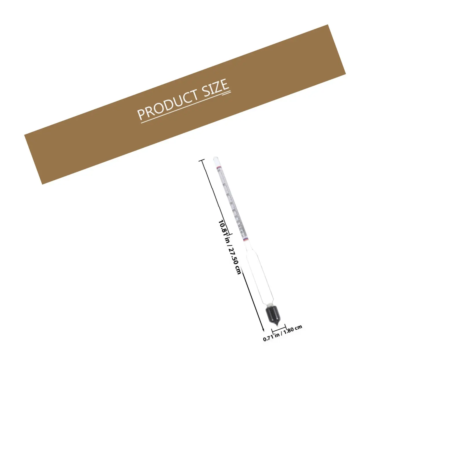 2Pcs Glass Wine Meter For Home Wine Making Spirit Maker Alcohol Hydrometer Liquor Spirits Accurate Content Tester