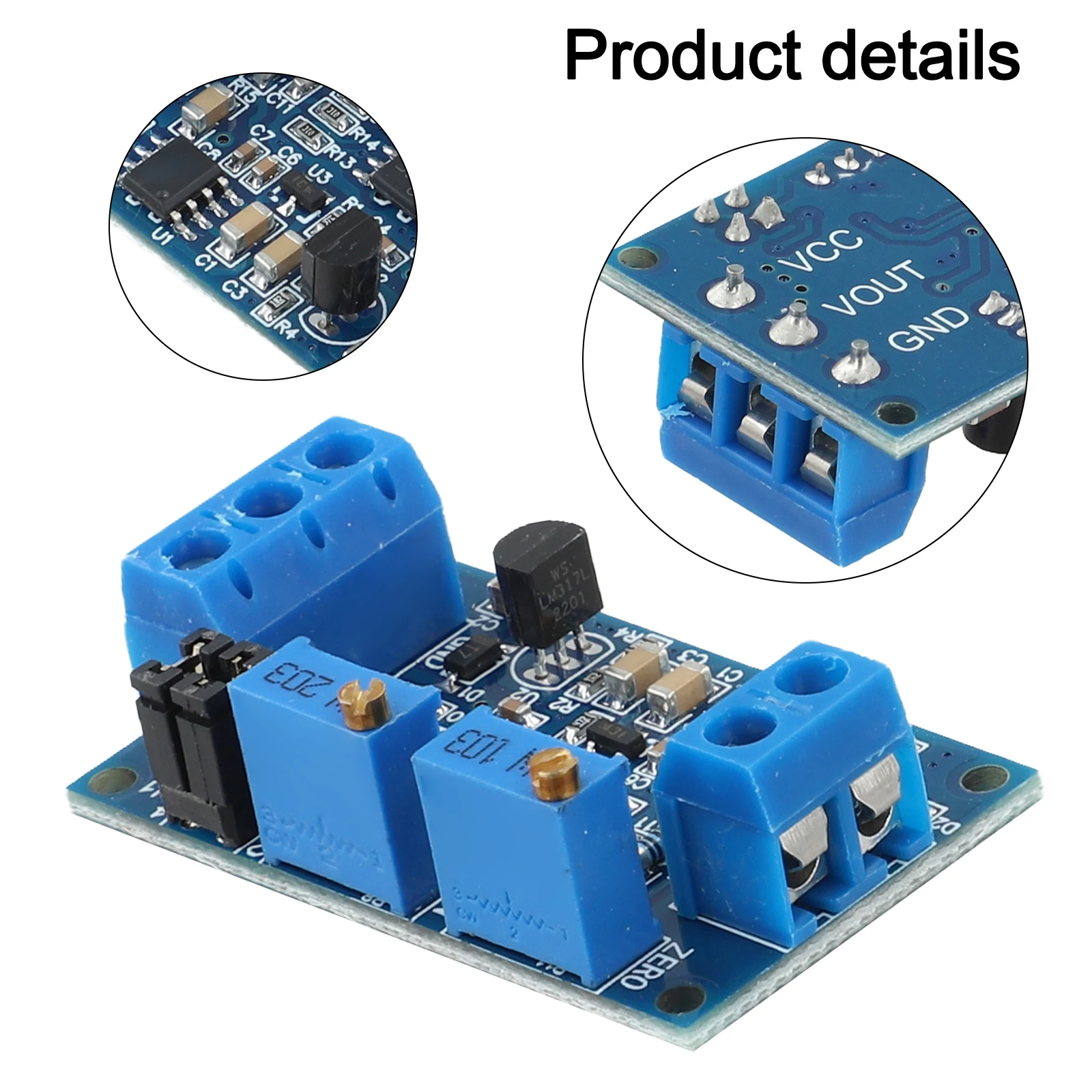 0-20mA/4-20mA To 0-3.3V/0-5V/0-10V Voltage Transmitter Signal Conversion Module I/V Transmitter Current To Voltage Module