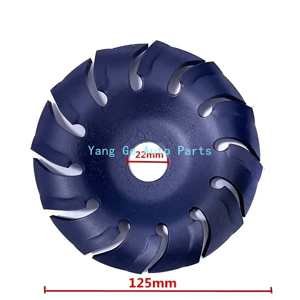 New Wood Polished Circle 125mm Diameter Woodworking Grinding Wheel 22mm Bore Abrasive Disc Tool for Wood Angle Grinder