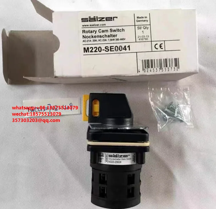 FOR SALZER M220-SE0041 Rotary Selector Switch  Brand New 1 PIECE