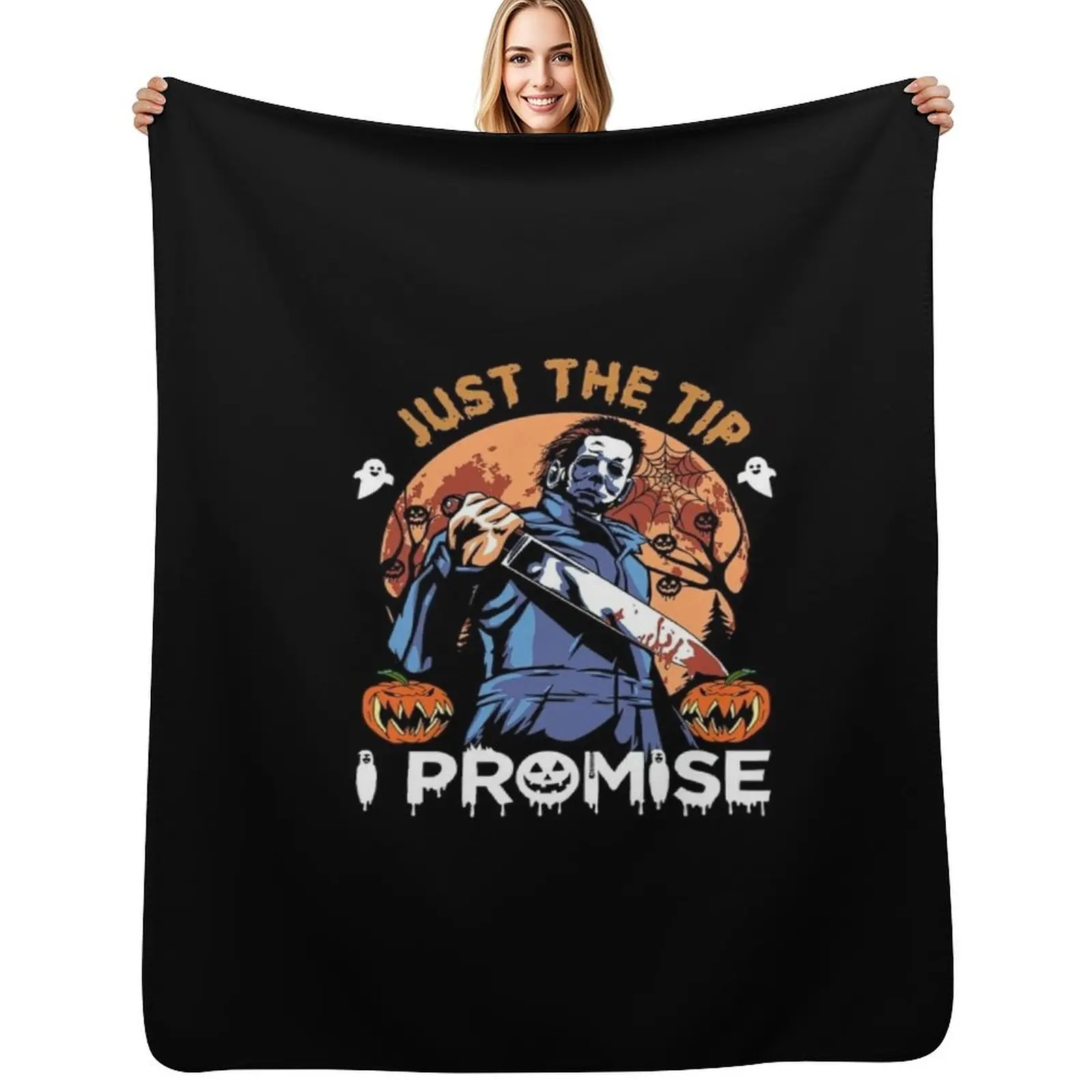 

Just The Tip I Promise Michael Myer Vintage Throw Blanket Stylish Warm Blanket for Living Room Bedroom