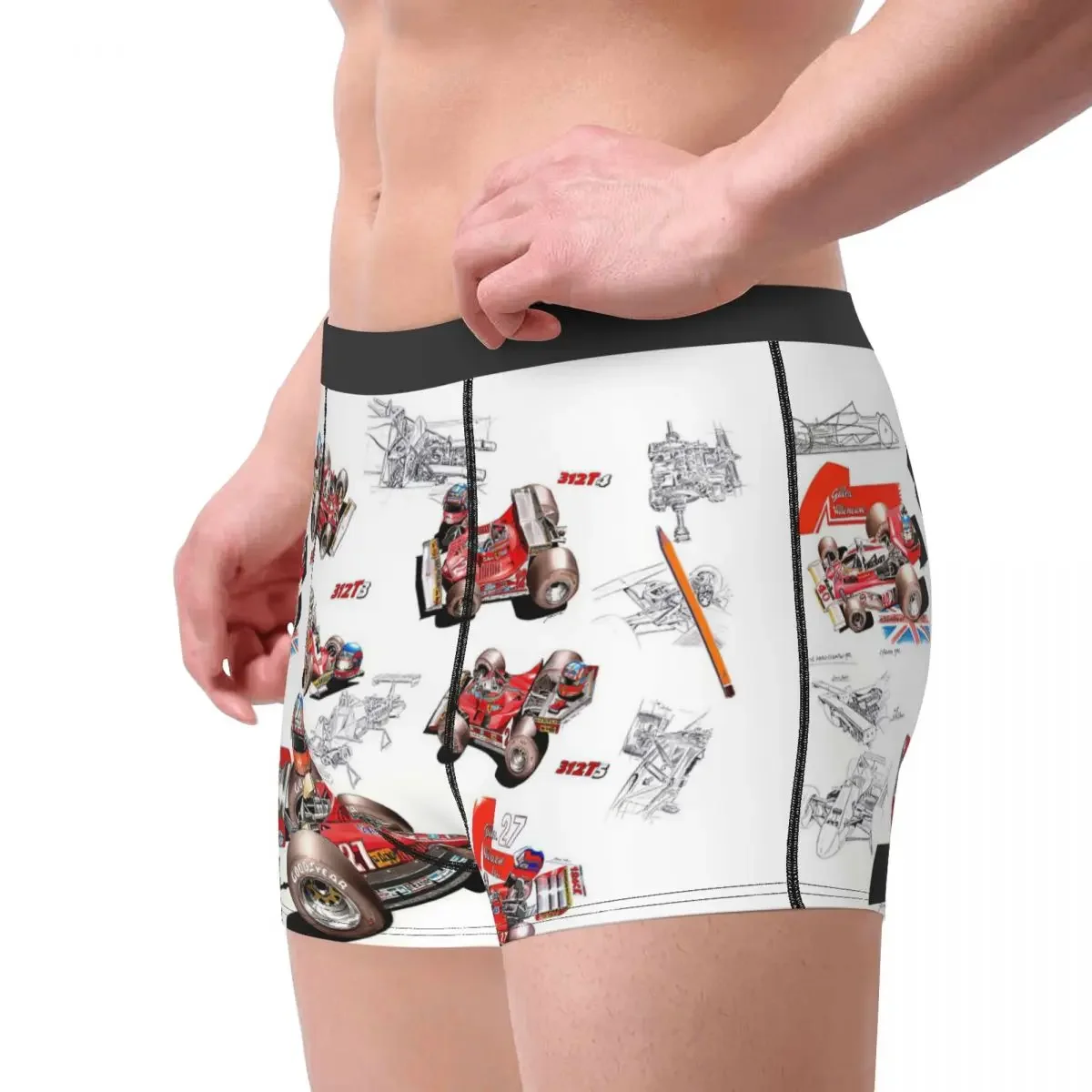 Calzoncillos bóxer de dibujos animados para hombre, ropa interior suave, divertida, de Anime