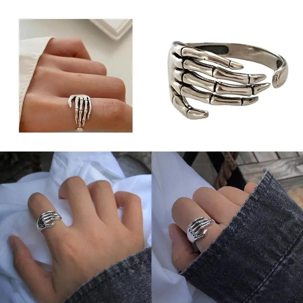 Opening Adjustable Vintage Five Claws Hip Hop Street Cool Party Jewelry