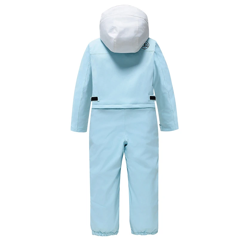 Children Winter Warm Skiing Suit Boy Girl Snow Clothes Outdoor Waterproof Windproof Kid Jumpsuit Ski Sport Thickened Tracksuit