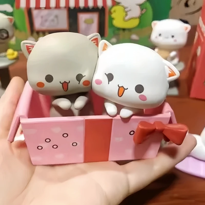 

Hot Mitao Cat 2 Season Lucky Cat Cheap Cute Cat Blind Box Toys Surprise Figure Cartoon Doll Collect Model Home Christmas Gift
