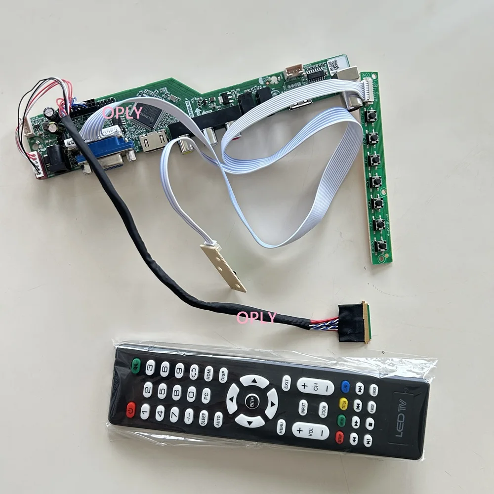 

TV Controller board kit for B156HW02 B156HW01 B156HW03 1920X1080 15.6" HDMI-compatible RF USB AV VGA Audio LED Screen monitor