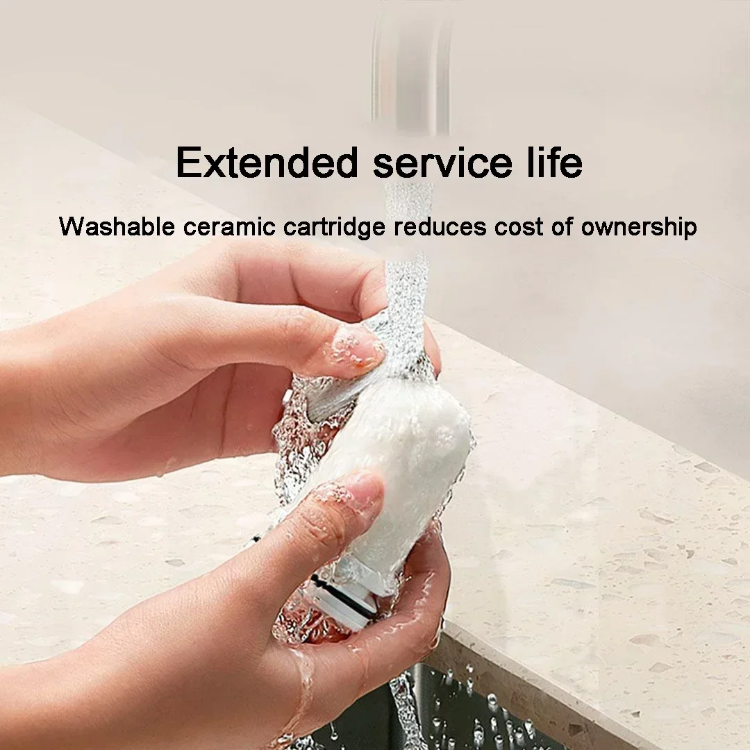 Xiaomi Mijia Water Faucet Purifiers 2 5-fold Rust Removal of Activated Carbon Filtration Device for Kitchen Faucet Water Filter