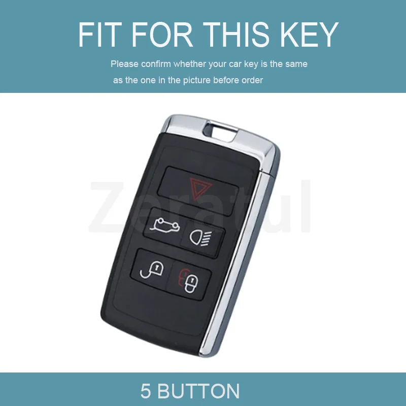 Auto Soft TPU Car Key Case Protector Cover Shell Fob for Land Rover Range Rover Sport Evoque Velar Discovery 5 2018 2019 2020