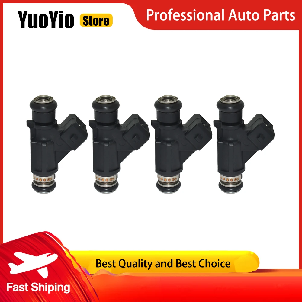 YuoYio 4PCS New Fuel Injection Nozzle 25342385 93345842 For Delph Ford Mondeo Happy Messenger SAIC GM Wuling And More