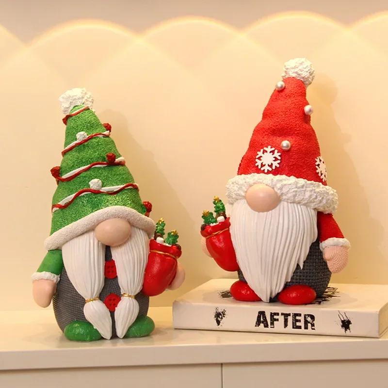 

Украшение копилки Санта-Клауса, винный шкаф для гостиной, копилка, украшения для дома, рождественские подарки, подарок