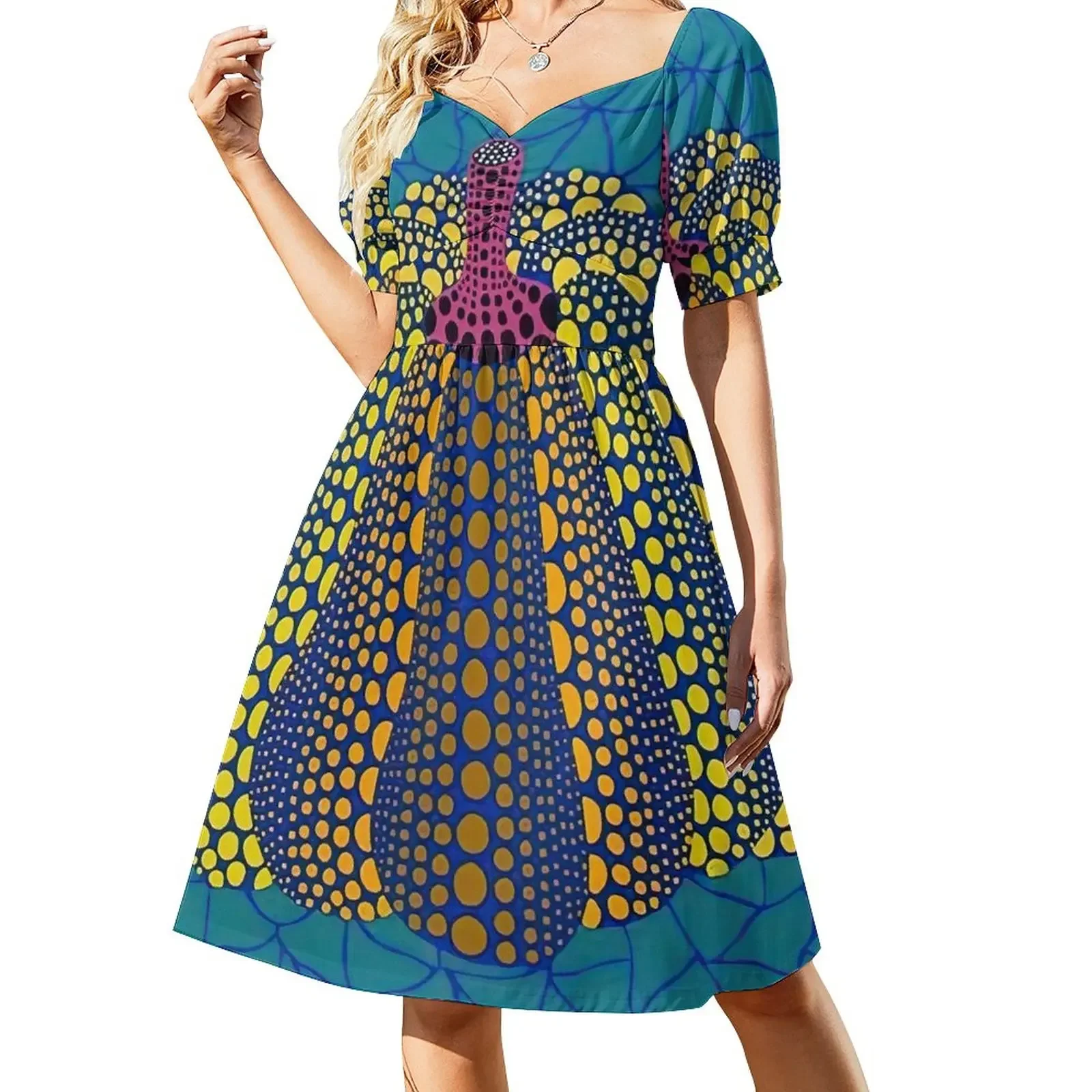 

Yayoi Kusama - Pumpkin Iconic Short-Sleeved Dress birthday dresses for women Dress woman