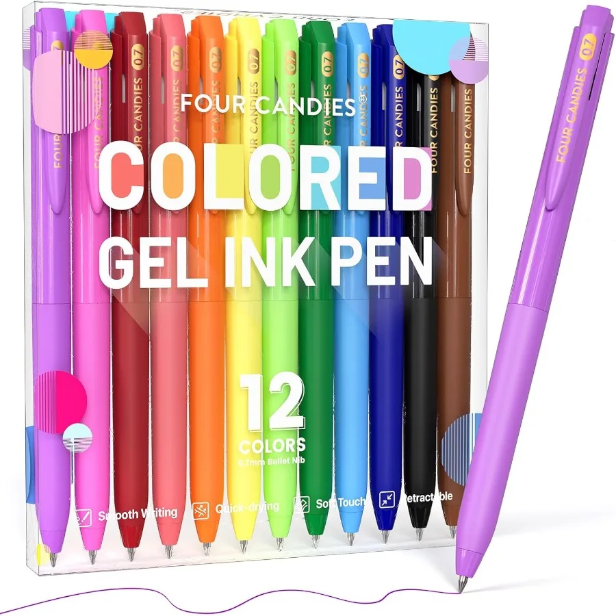 penne-colorate-con-inchiostro-ad-asciugatura-rapida-set-penne-gel-retrattili-a-12-colori-penna-colorata-a-punta-fine-da-07-mm-per-prendere-appunti-disegno-gel-colorato