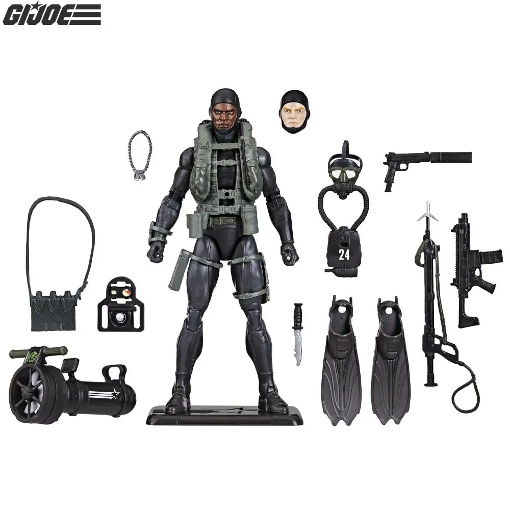 

G.i. Joe Classified Series 60Th Anniversary Action Sailor - Recon Diver, Collectible 6-Inch Action Figure with 17 Accessories