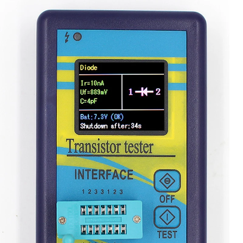 2025 New Color Screen Version Graphic Display M328 Transistor Tester Resistance Meter Inductance Meter Capacitance Meter
