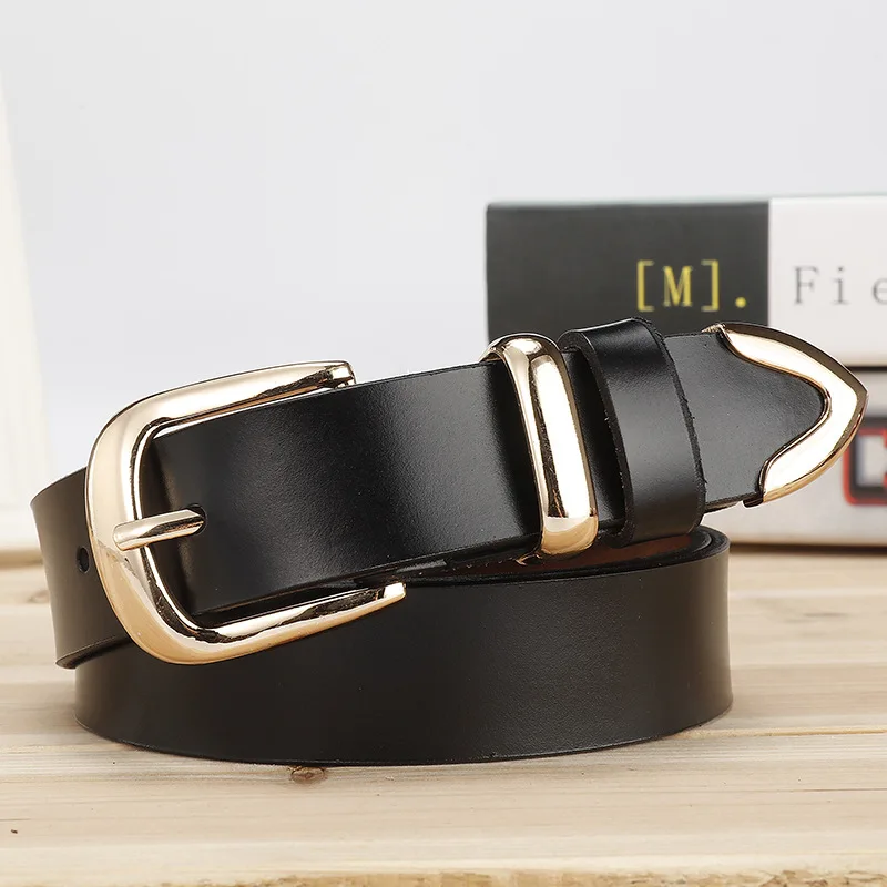 Frauen Strap Casual Alle Spiel Frauen Kurze Echtes Leder Gürtel Frauen Strap Reine Farbe Gürtel Top Qualität Jeans Gürtel – Detail 10