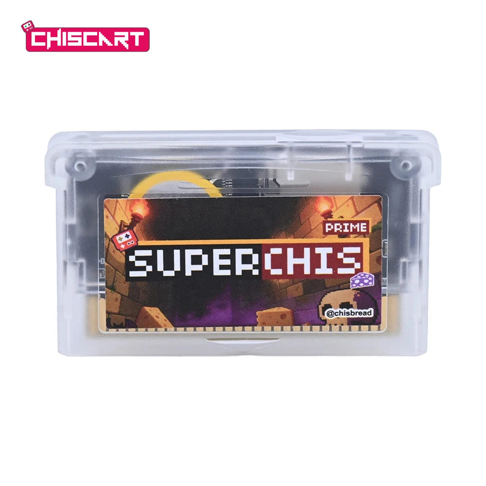 Картридж Chiscart SuperChis Prime Game Reader для Nintendo GBA/NDS/GBA SP/GB Player с SDRAM, работающий на базе SuperFW NOR Flash