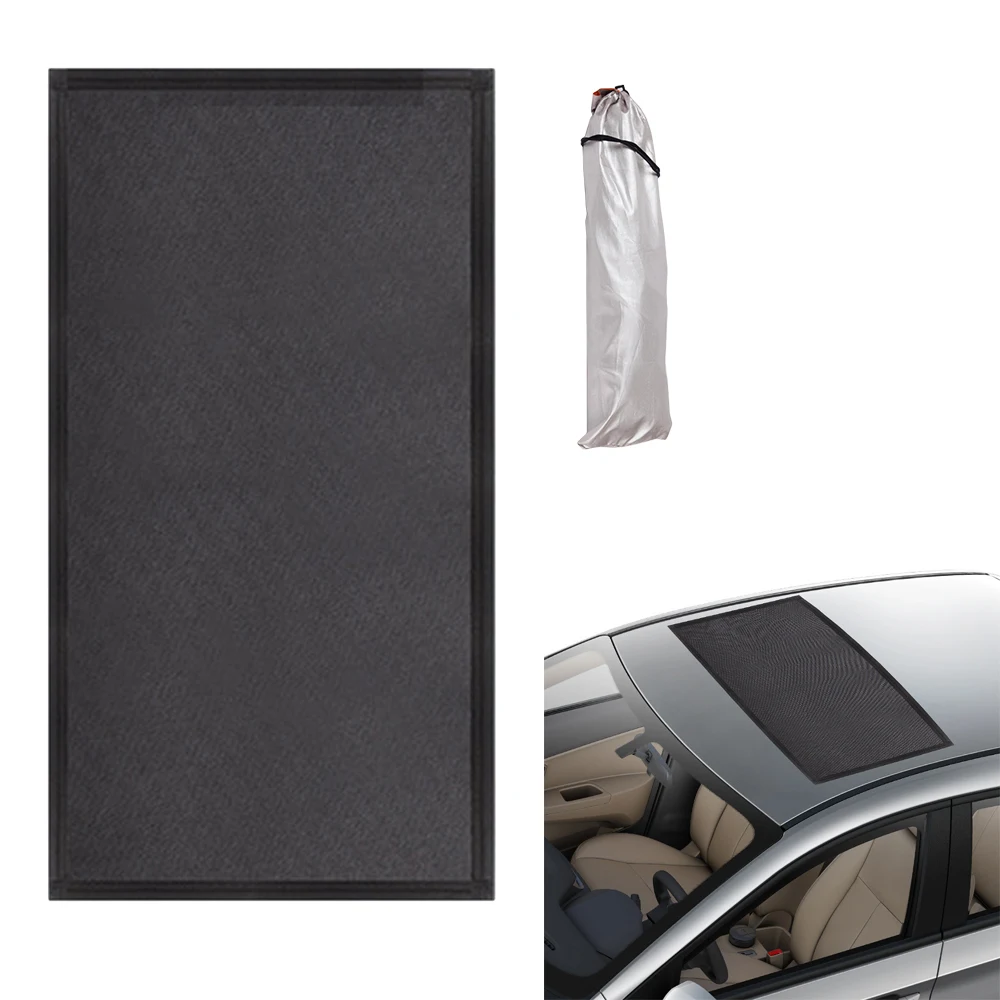 Car Roof Sun Sunshade Skylight Blind Shading Net Car Car Roof Cover Efficient Heat Insulation Shade Sunroof