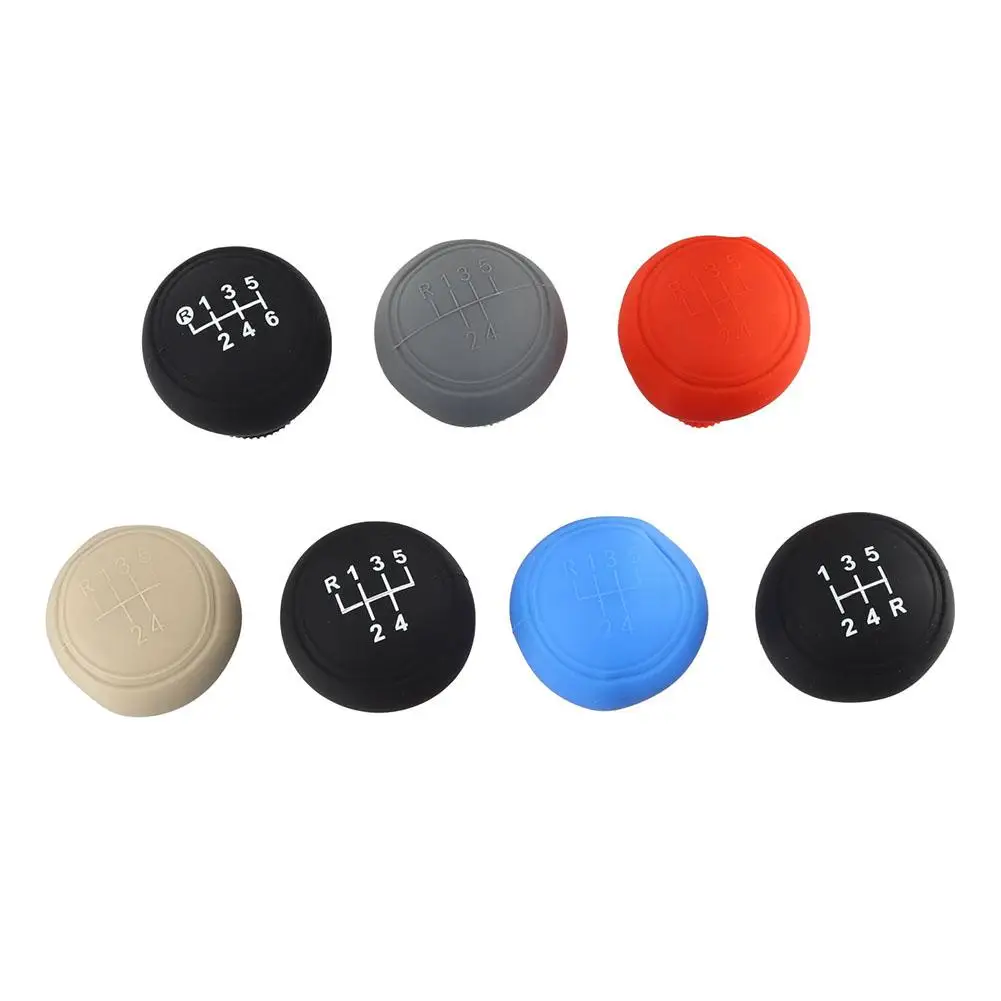 Universal Silicone Car Gear Head Shift Knob Cover Gear Shift Non Slip Grip Handle Case Wear-resistant Gear Rod Cover